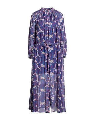 ATTIC AND BARN Long dress Slate blue 100% Viscose