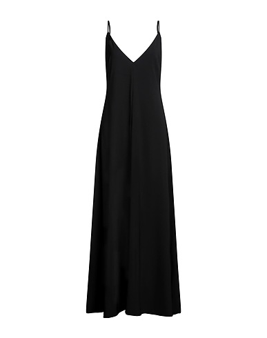 PATRIZIA PEPE Vestito lungo Nero 92% Poliestere, 8% Elastan