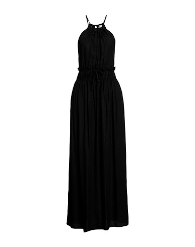 ATTIC AND BARN Langes Kleid Schwarz 100% Viskose