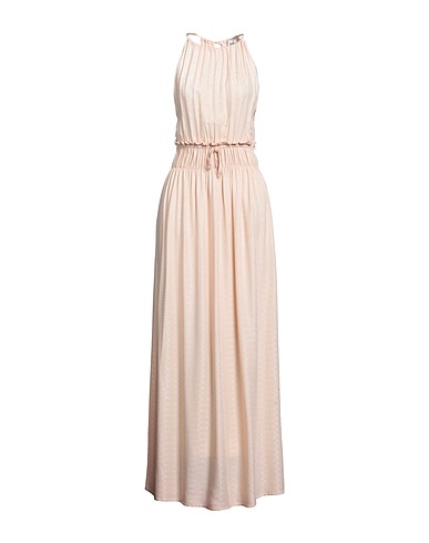 ATTIC AND BARN Langes Kleid Beige 100% Viskose