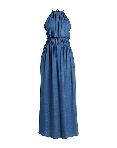 ATTIC AND BARN Long dress Slate blue 100% Viscose