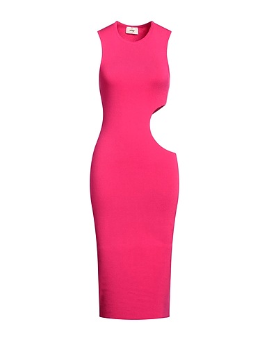 AKEP Midi dress Fuchsia 85% Viscose, 15% Polyester