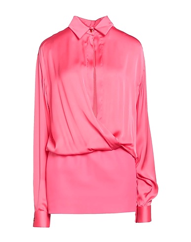 STEFANO DE LELLIS Shirt dress Pink 96% PES - Polyethersulfone, 4% Elastane