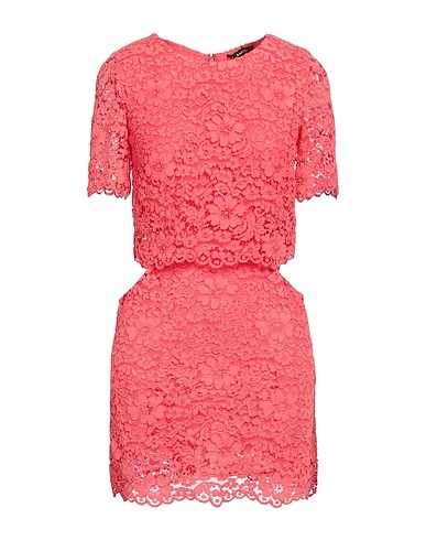AMEN Short dress Coral 65% Polyamide, 35% Viscose