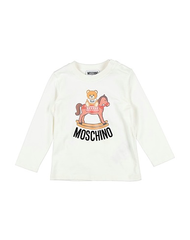 MOSCHINO BABY T-shirt White 96% Cotton, 4% Elastane