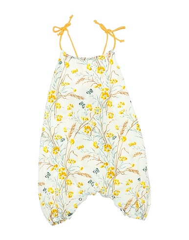 OPILILAI Baby jumpsuit  Ivory 100% Cotton