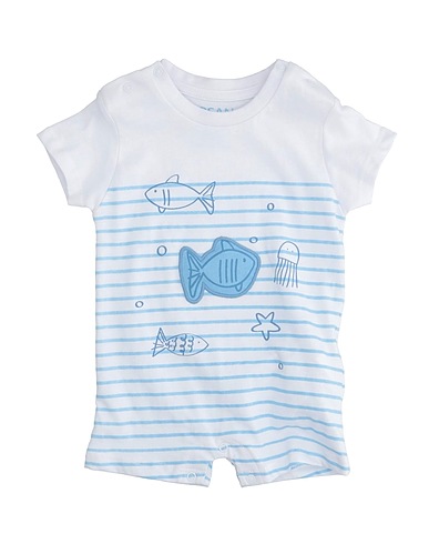 LOSAN Romper White 100% Cotton