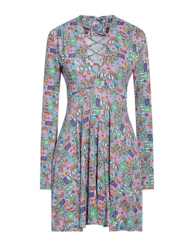 CHIARA FERRAGNI Short dress Azure 95% Viscose, 5% Elastane