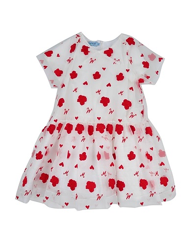 MIMISOL Dress White 100% Polyester, Abaca