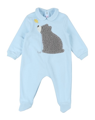 IL GUFO Tutina Baby  Celeste 94% Cotone, 6% Elastan, Poliestere