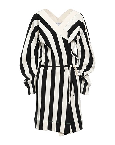 BOTTEGA VENETA Short dress White 65% Linen, 21% Polyester, 14% Polyamide