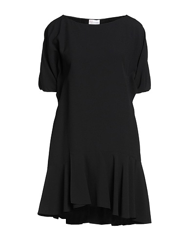 REDValentino Short dress Black 70% Acetate, 30% Viscose
