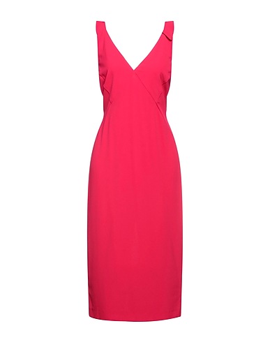 SOALLURE Midi-Kleid Fuchsia 95% Polyester, 5% Elastan