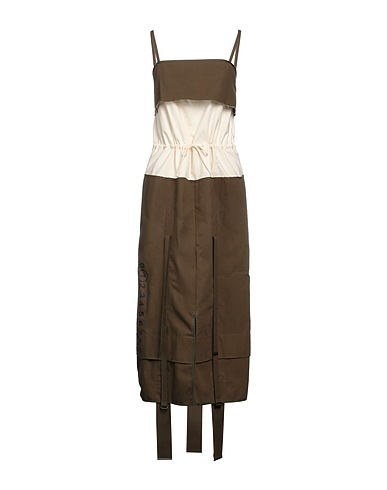 MAISON MARGIELA Elegant dress Military green 100% Cotton
