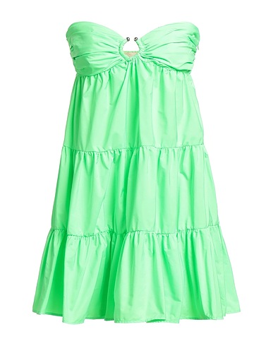 ANIYE BY Short dress Lime green 100% Polyester