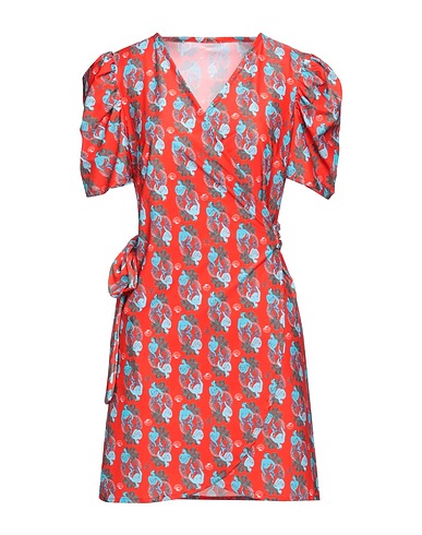 REPAINTED Short dress Red 78% Recycled polyamide, 22% Elastane