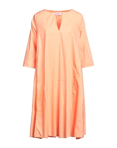 SOALLURE Midi dress Salmon pink 100% Cotton