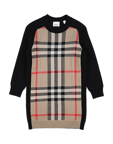 BURBERRY Dress Beige 53% Merino Wool, 45% Cashmere, 1% Polyamide, 1% Elastane