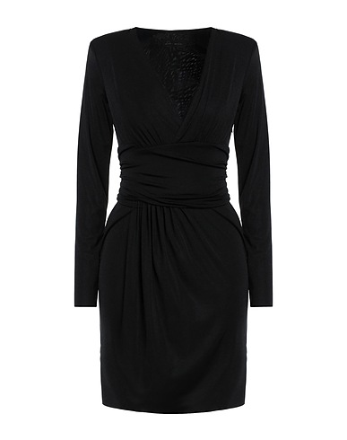 DRAMÉE Vestito corto Nero 92% Altre Fibre, 8% Elastan