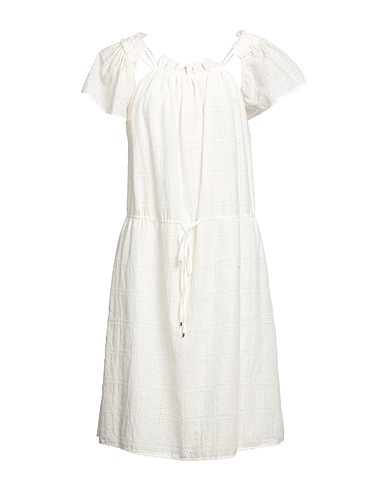 BLUMARINE Midi dress White 85% Cotton, 15% Polyester