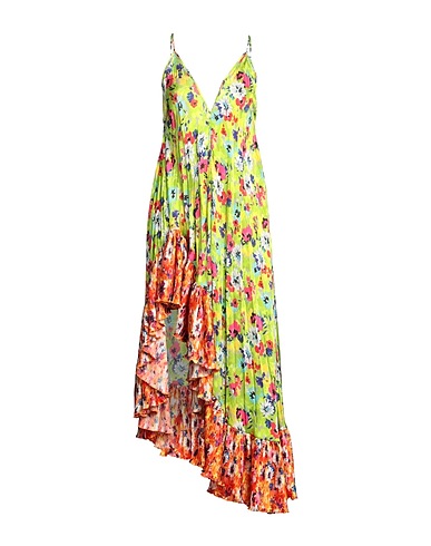 MSGM Vestito corto Verde lime 100% Poliestere