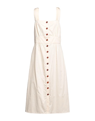 BA&SH Midi dress Ivory 100% Cotton