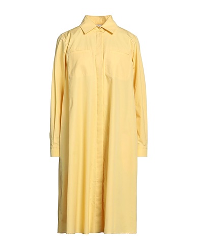 MAX MARA シュミーズドレス イエロー コットン 100%