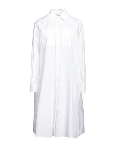 MAX MARA Robe chemise Blanc 100% Coton