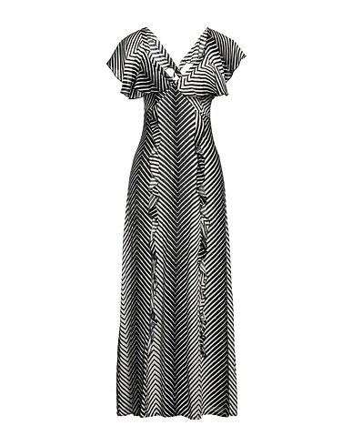 SOALLURE Long dress Black 100% Viscose