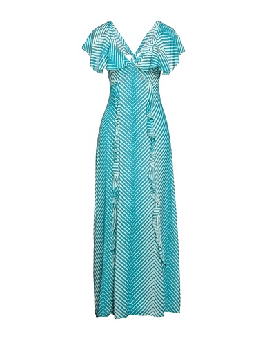 SOALLURE Vestito lungo Azzurro 100% Viscosa