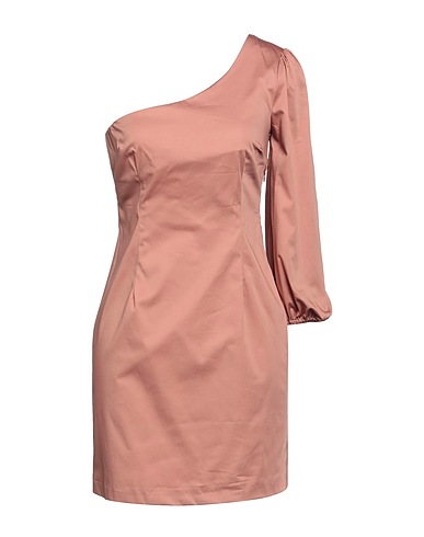 SOALLURE Vestito corto Rosa antico 98% Cotone, 2% Elastan