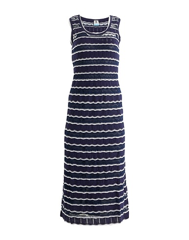 M MISSONI Midi dress Midnight blue 74% Viscose, 23% Cotton, 3% Polyamide