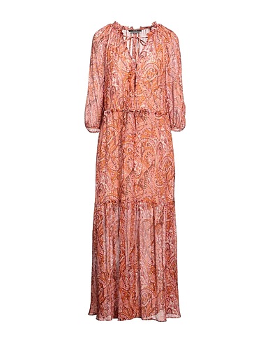 SET Long dress Rust 80% Viscose, 20% Silk