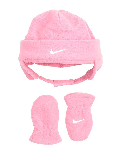 NIKE Baby accessories set SWOOSH BABY FLEECE CAP 
 Pink 100% Polyester