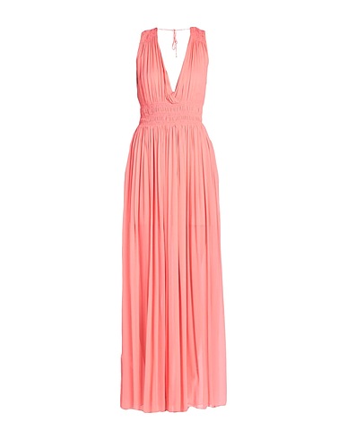 PATRIZIA PEPE Long dress Salmon pink 100% Viscose