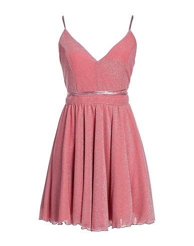 FELEPPA Vestito corto Corallo 66% Viscosa, 22% Poliestere, 8% Poliammide, 4% Elastan