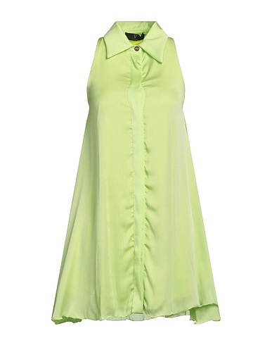 FELEPPA Shirt dress Lime green 100% Polyester