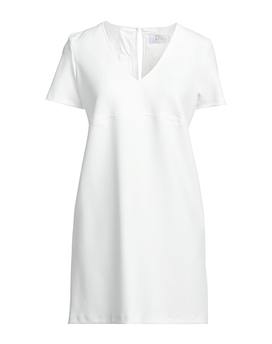 SOALLURE Short dress White 95% Polyester, 5% Elastane