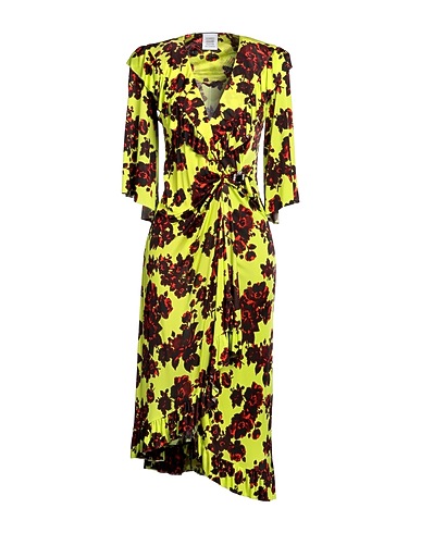 VETEMENTS Midi dress Lime green 100% Viscose