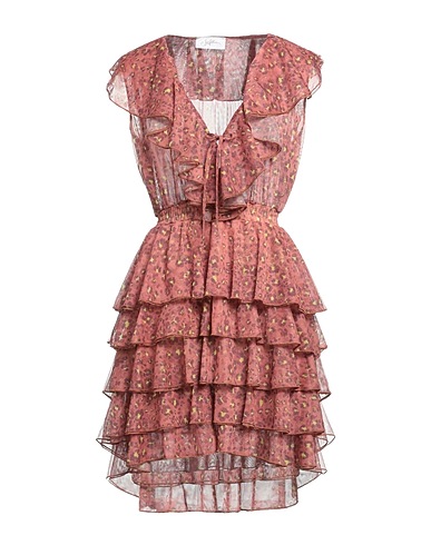 SOALLURE Short dress Antique rose 100% Polyester