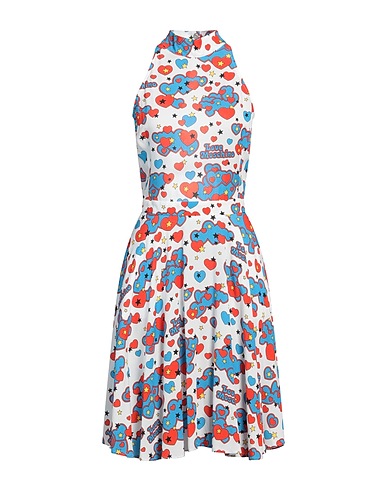 LOVE MOSCHINO Vestito midi Bianco 100% Viscosa