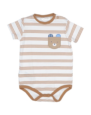 MAYORAL Baby bodysuit Camel 95% Cotton, 5% Elastane