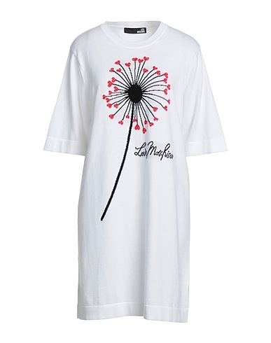 LOVE MOSCHINO Short dress White 100% Cotton