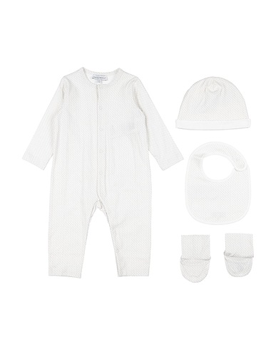 EMPORIO ARMANI Baby accessories set Ivory 100% Cotton