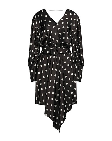SIMONA CORSELLINI Vestito corto Nero 100% Viscosa