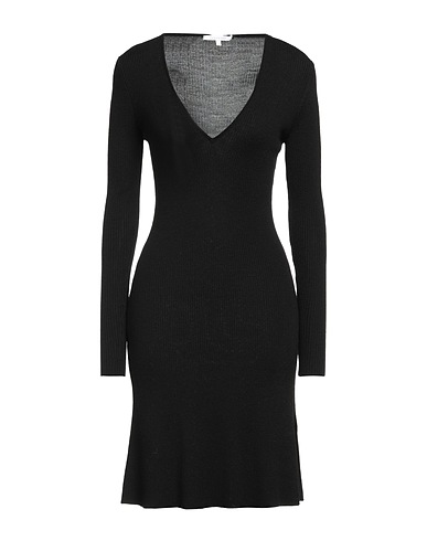 PATRIZIA PEPE Vestito corto Nero 100% Lana organica