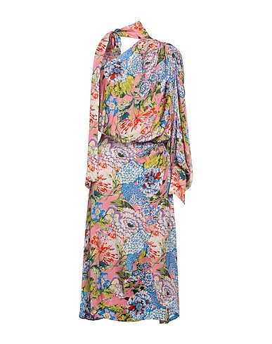 SISTERS Midi dress Pink 100% Viscose