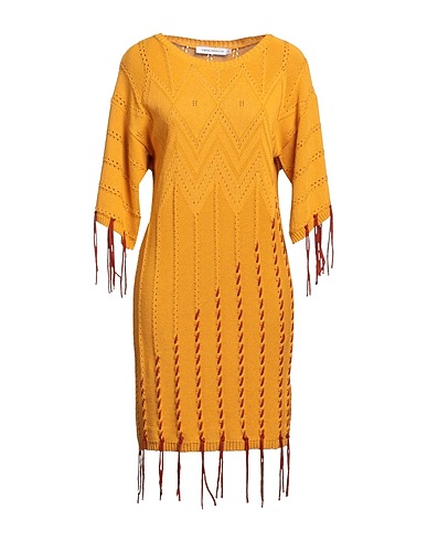 SIMONA CORSELLINI Short dress Marigold 50% Cotton, 50% Acrylic