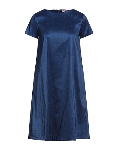 ROSSOPURO Short dress Midnight blue 64% Polyester, 33% Nylon, 3% Elastane