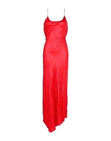 PHILOSOPHY di LORENZO SERAFINI Long dress Red 100% Polyester